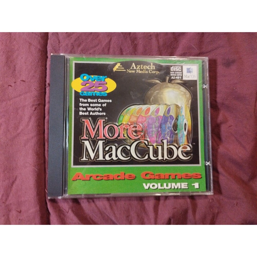 More MacCube Arcade Games Vol 1 CD-ROM(MacOS) 1995 Aztech New Media